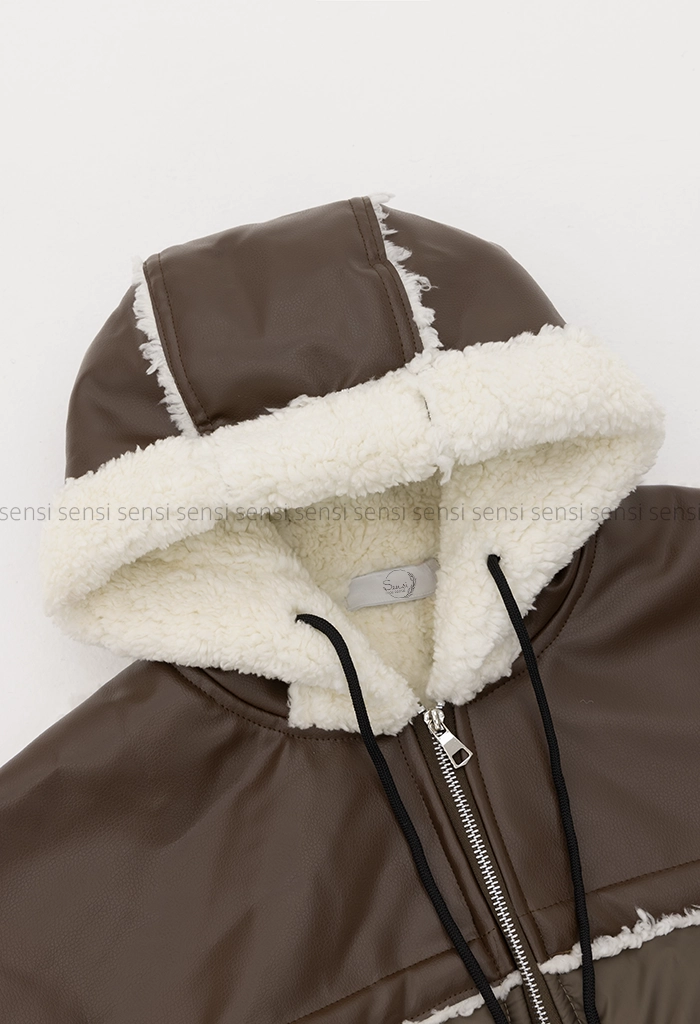 کاپشن بوفالو تدی تیکه دوزی کد1005193